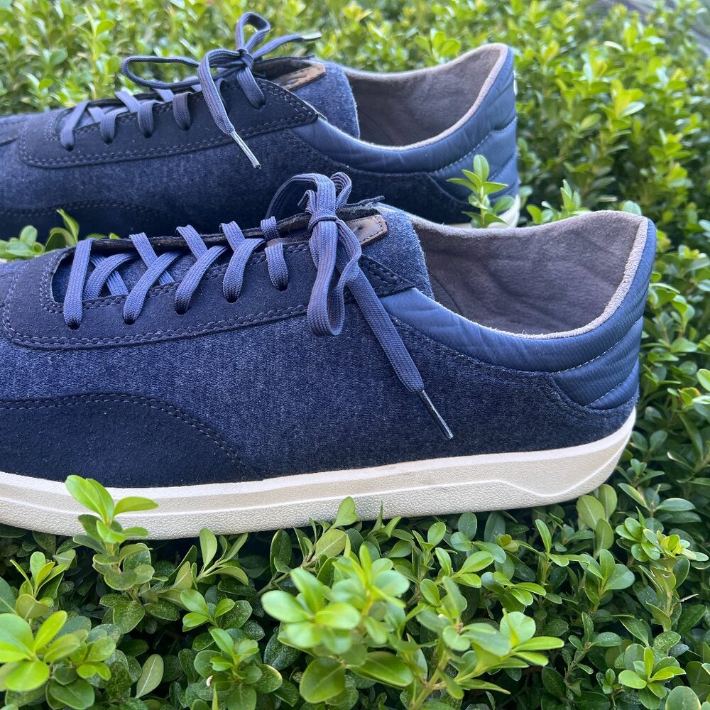 New - Olukai Puliki - Mens Blue Depth Vintage Indigo Sneakers - Size 14 - Picture 3 of 8